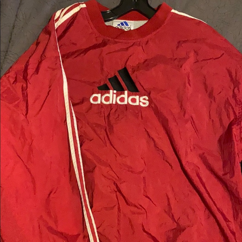 Vintage Adidas 3 Stripe Oversized Pullover